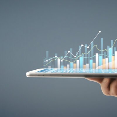 investment a graph on a mobile. Fixed vs mutual fund